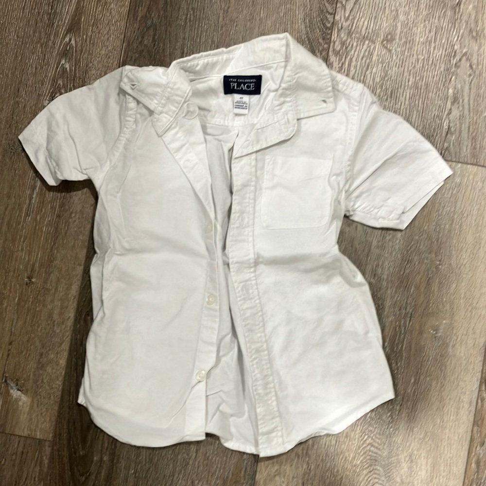 Children’s Place boys white polo